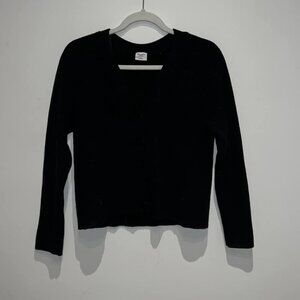 Abercrombie and Fitch Black Ribbed Cardigan